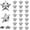 Silver, variant on 12PCS Star Brooch Pin Alloy Pentagram Brooches Rose Gold Rhinestone Badge Metal Brooch Pins for Dress Sweater Scarf Berets Bag Decorations