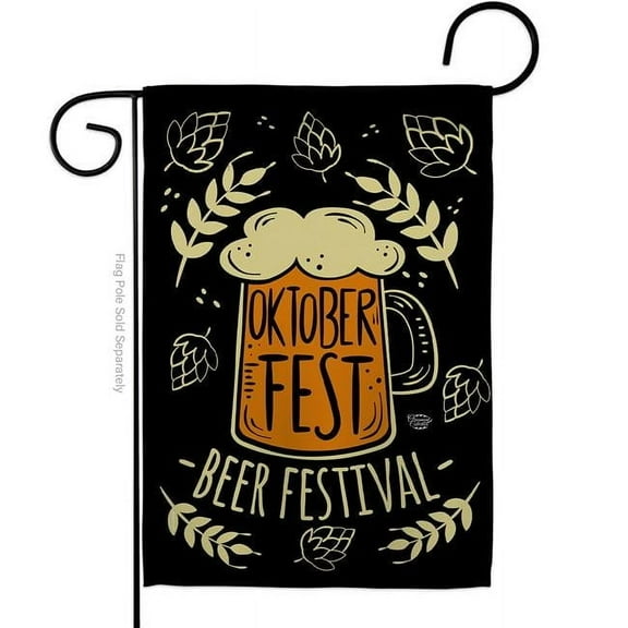 Ornament Collection G192133-BO Oktoberfest Beer Festival Beverages 13 x 18.5 in. Double-Sided Decorative Vertical Garden Flags for House Decoration Banner Yard Gift
