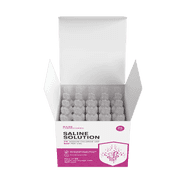 Base Laboratories 7% Sodium Chloride Saline Solution Vials, Preservative-Free, USP Grade, Single-Use 5 mL Ampoules, 25 Count