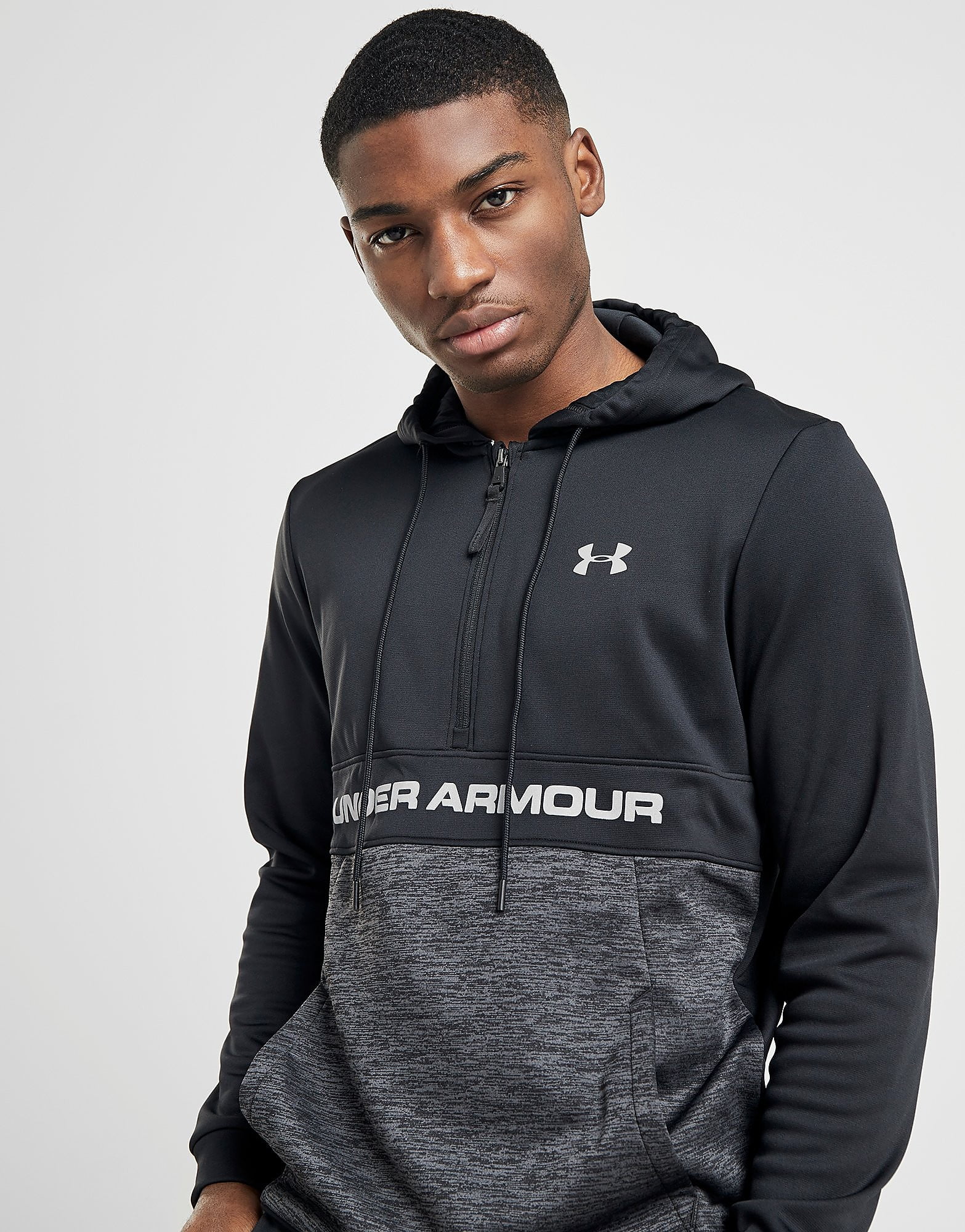black under armour zip up
