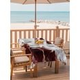 thumbnail image 2 of Outdoor Table Cloth with Umbrella Hole and Zipper,Marble Red Waterproof Rectangle Tablecloth 60"x102",Modern Abstract Gold White Brick Stone Motif Washable Table Cover for Outside Party Patio Picnic, 2 of 8
