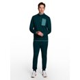 thumbnail image 7 of Reebok Men's and Big Men's Freedom Mock Neck Snap Pullover Sweatshirt, Sizes S-3XL, 7 of 7