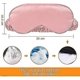 thumbnail image 4 of Sleep Eye Mask With Elastic Strap Headband, Lightweight Comfortable Soft Silk, 4 of 5