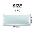 thumbnail image 7 of PiccoCasa 1Pc Silky-Soft 1800 Microfiber Long Body Pillowcase, Standard Light Gray 20"x48", 7 of 7