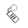 Peace Love Cats Metal Rectangle Keychain