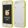 thumbnail image 1 of Étui Rigide AQUAFLEX Transparente Jaune Couverture TPU Souple pour iPHONE 5 5s SE (2016), 1 of 2