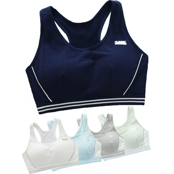 Girls Training Bra-Shock-proof Sports Seamless Bras, Teen Bra Comfort Seamless, Girls Sports Bra