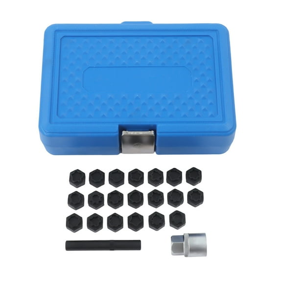 Fit for Audi Vehicles Wheel Locking Key Set Wheel Locking Nut Key Removal Tool Kit for 22 Items