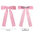 thumbnail image 2 of 2PCS Black Velvet Bows Girls Hair Clip Ribbon Accessories for Baby Toddlers Teens Kids, 2 of 5