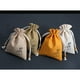 thumbnail image 2 of Ounissouiy Bolsita fragante, bolsa de papelería de loto, bolsas con cordón, bolsa fragante, joyería, caramelo, automóvil, Ampty, accesorio de Almacenamiento y organización del hogar Café oscuro, 2 of 6