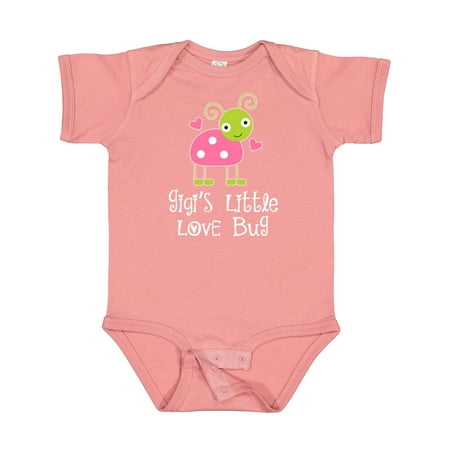 

Inktastic Gigi Valentines Day Grandchild Ladybug Gift Baby Girl Bodysuit