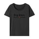 thumbnail image 2 of Camiseta para mujer con cuello redondo, camiseta de manga corta suave y moderna para viajar en el trabajo M, 2 of 7