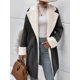 thumbnail image 4 of Abrigos de Invierno de Larga con Solapa Forrada para Mujer, Chaqueta Larga y Cálida con Doble Botonadura, Abrigo de Felpa. Gris Oscuro XL, 4 of 6