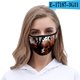 thumbnail image 1 of Máscaras de Halloween de la vida de los hombres y de las mujeres de la tela de poliéster de la impresión digital 3d (paquete de 5) Feliz Sencillez, 1 of 1