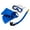 blue, variant on 1 Set Snorkeling Goggles Good Toughness Safe Breathing Waterproof Kids Wide Vision Swimming Eyewear Snorkel Swim Fins for Underwater Diving