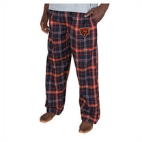 Men's-Concepts Sport Navy Chicago Bears Ultimate Plaid Flannel Pants