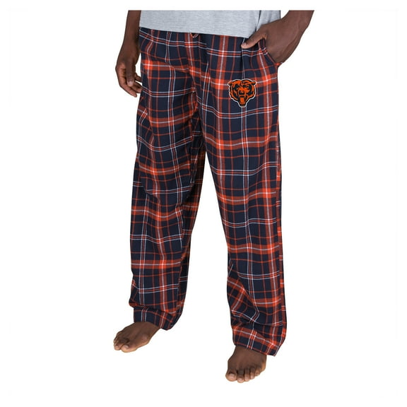 Men's-Concepts Sport Navy Chicago Bears Ultimate Plaid Flannel Pants