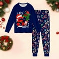 thumbnail image 2 of 67 shirt B'oys Themed Long Sleeve Pajama Cozy Holiday Print Loungewear For K'ids Festive Family Sleepwear Outfit Soft Two Piece Pajamas, 2 of 3