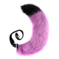 thumbnail image 4 of Traje de cola con orejas de zorro, aro de pelo bonito de animal, sombreros de perro, gato, Lobo, fiesta de halloween, cosplay, decoración de disfraces para festivales de Navidad, 4 of 5