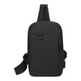 thumbnail image 6 of Hvmvliv Men's Running Sports Chest Bag, Versatile Casual Small Backpack, Water-Resistant Breathable Black, 6 of 6