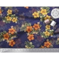 thumbnail image 2 of Soimoi Viscose Chiffon Fabric Floral & Leaves Tropical Decor Fabric Printed Yard 42 Inch Wide, 2 of 2