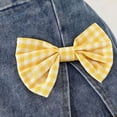 thumbnail image 6 of Agkizg Kids Girls Clothing Set Solid 2 Piece Outfit Camisole Top Denim Skort with Bow Set, 6 of 7