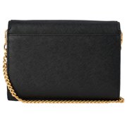 Tory Burch Womens Emerson Small Wallet on a Chain Crossbody Bag (Black)