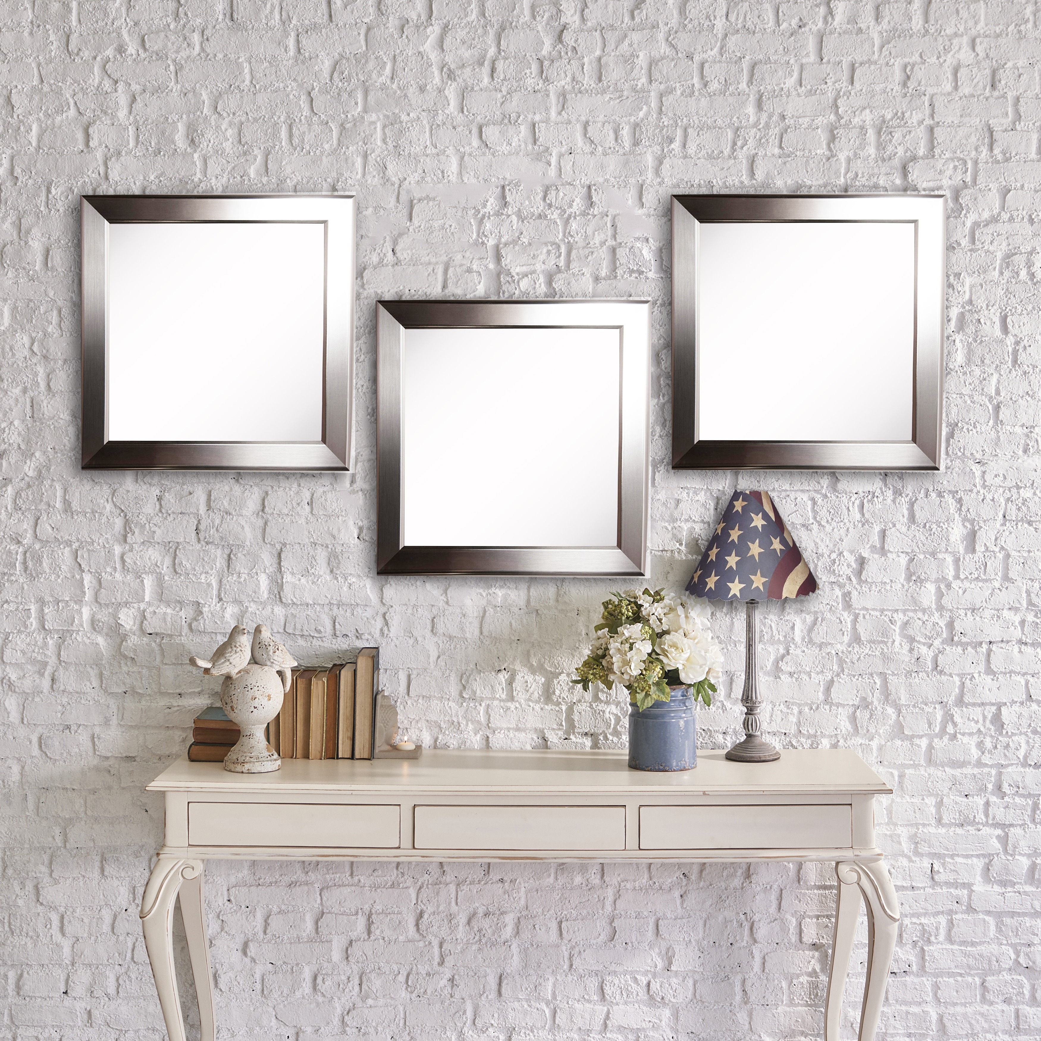 Rayne Mirrors Rayne Silver Rounded Wall Mirror