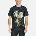 thumbnail image 2 of The Mountain Three Wolf Moon In Blue Adult T-Shirt, Blue, XL, 2 of 6