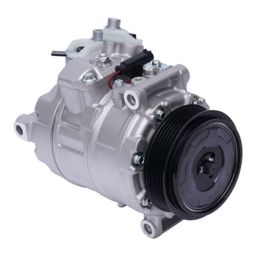 Air Conditioning A/C Compressor with Clutch AC Compressor for M-ercedes-Benz CLK320 3.2L 2004-2005 Replace 6512217, 6512461, 000230011, 0002309111, 0012301211