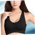 thumbnail image 4 of Greenadscape Bra Deportivo Push Up Sin Acolchado Con Textura Cómoda Para Ejercicios Y Fitness En Negro, 4 of 8