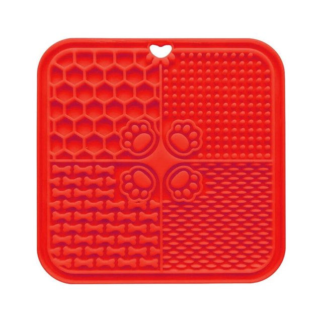 Silicone Licking Pad Pet Dog Lick Pad Bath Peanut Butter Slow Eating Licking Feeder Cats Lickmat Feeding Dog Lick Mat ShopWise Round
