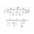 thumbnail image 4 of Ortega Guitars, Screw Classical Standard Tuning Machines 3L x 3R w/Gold Baseplate & White Buttons (OTMSTD-GOWH), 4 of 4