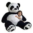 thumbnail image 6 of Anico 59" Tall (5 Feet) Giant Plush Panda Bear with Embroidered Paws and Smiling Face, Fits in 2XL Shirt!, 6 of 7