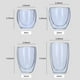 thumbnail image 3 of Labymos Tazas de vidrio de doble pared, 3 of 8