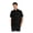 Deep Black, variant on Unisex Short Sleeve UV Capital Tech Shirt | Stretch Dress Shirt for Men & Women, Cooling Sun Protection - Harbor Blue 3XL