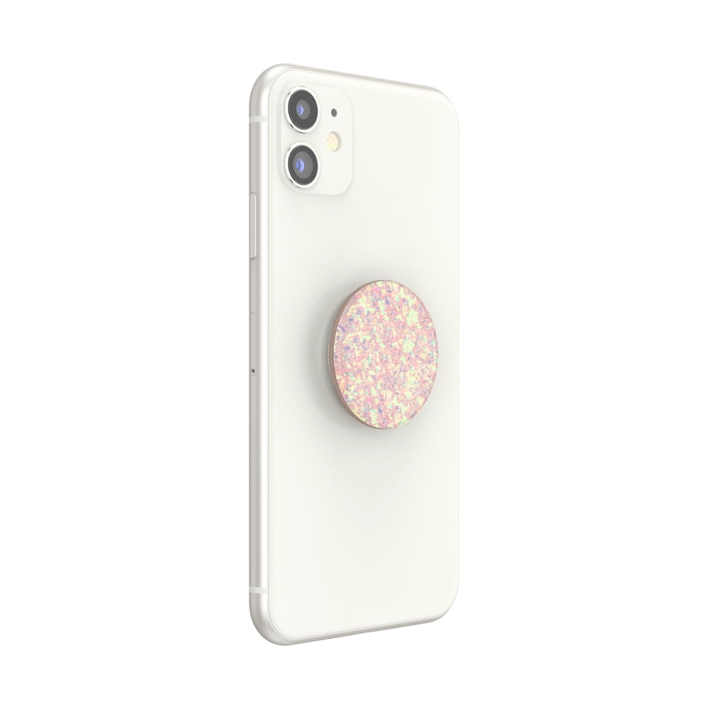 PopSockets Adhesive Phone Grip with Expandable Kickstand and swappable top - Iridescent Confetti Rose