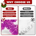 thumbnail image 6 of 5-Pack 15FT Pink Tinsel Garland – Glitter Metallic Twist for Christmas, Weddings, Luaus & More, 6 of 7