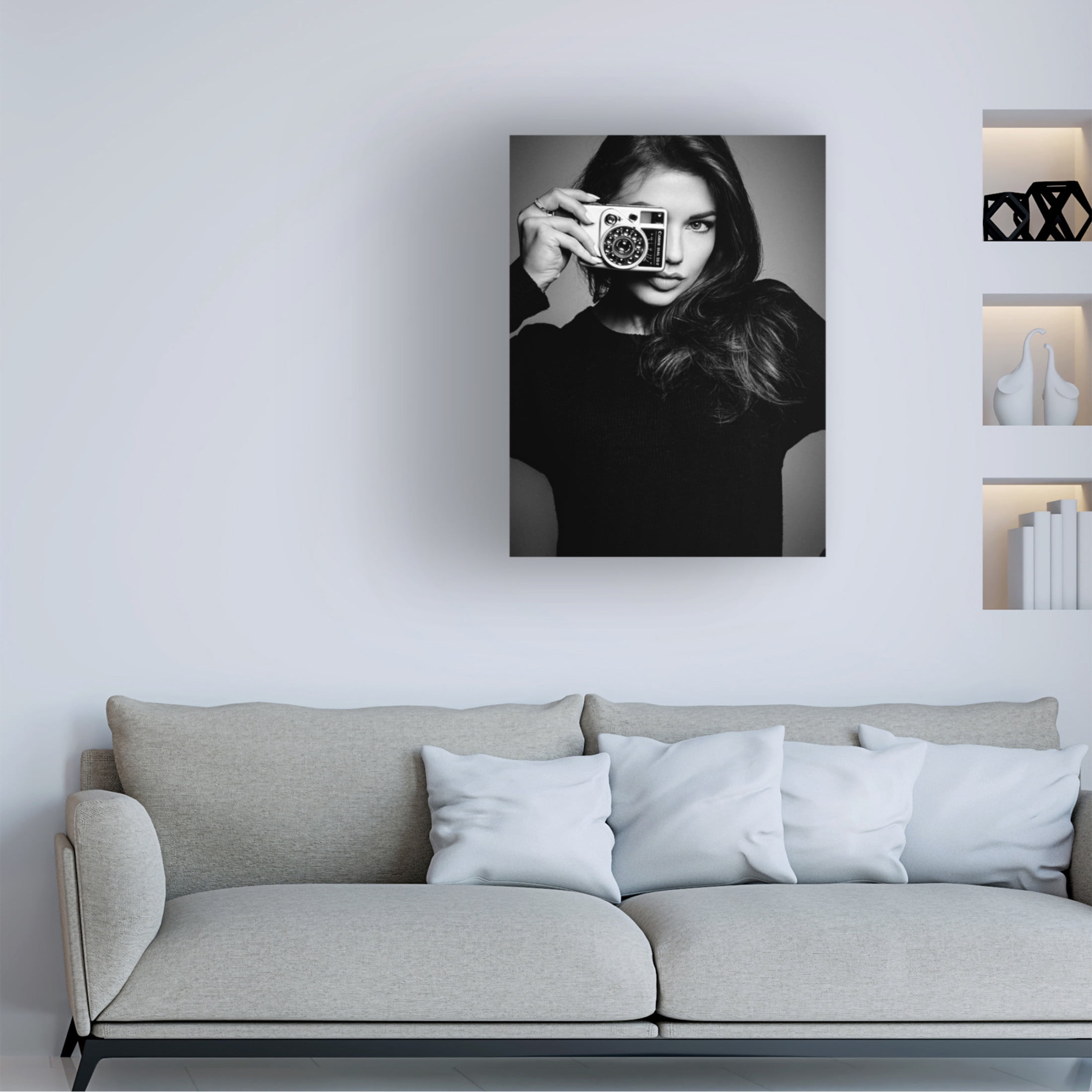 Canvas Wall Art - Rod Clemen 'Svetlana' Wall Art for Living Room, Bedroom, or Office Décor by Trademark Fine Art - 14 x 19 Inches