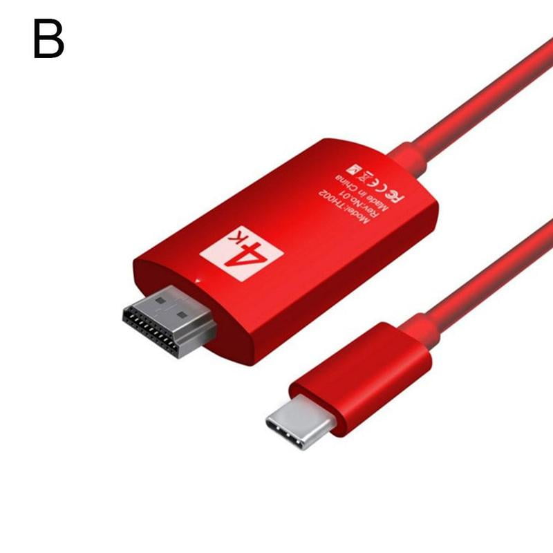 Usb 3.1 Type C To 4k Adapter Cable 2m Type C To Hd Cable For Galaxy S9/s8/note 9