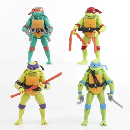 Teenage Mutant Ninja Turtles Classic Collection 4-Pack Action Figures, 5-Inch TMNT Toys (7th Generation)