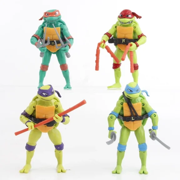 Teenage Mutant Ninja Turtles Classic Collection 4-Pack Action Figures, 5-Inch TMNT Toys (7th Generation)