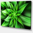 thumbnail image 2 of Pétales de Fleurs Verts Exotiques - Impression sur Toile Florale, 2 of 4