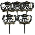 thumbnail image 5 of TEHAUX  5 Pcs Graduation Cake Decors Cupcake Topper Congrats Toppers, 5 of 8
