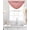 Red Orange Light Pink, variant on Pink Orange Boho Sheer Waterfall Valance Curtains for Window, Vintage Ethnic Tribe Abstract Art Rod Pocket Sheer Topper Swag Curtains for Living Room, Kitchen 38.5"W x 47.2"L, 2 Panels