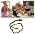 thumbnail image 2 of Unique Bargains 1 Pc Durable Yoga Stretch Band for Stretching Exercise Fitness 37.4"x1.57" Yellow, 2 of 4