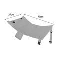 thumbnail image 5 of Milaget Repose-Pieds Avion pour Enfants / Repose-Pieds Réglable Haute Résistance Portable Avion Gris 45cmx35cm, 5 of 5