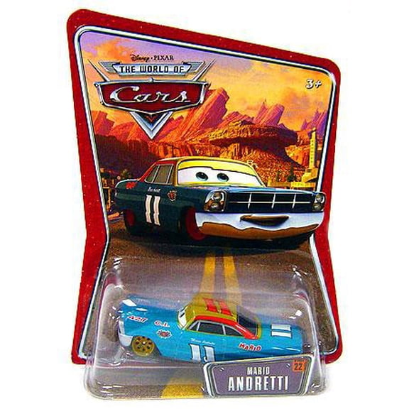 Disney Cars The World of Cars Series 1 Mario Andretti 1:55 Diecast Car