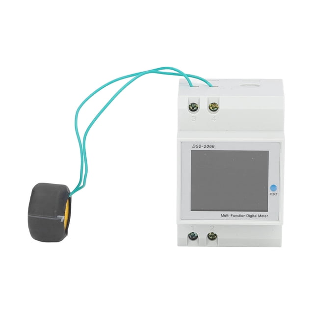 Transformador de corriente externo, voltaje CA Corriente Potencia Pantalla digital LCD Amperímetro Voltímetro Multímetro Voltaje CA Corriente Medidor de potencia Funcionalidad inteligente