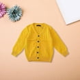 thumbnail image 2 of Coerni Kids V-Neck Cardigan Toddlers Cable Knit Sweater Soft Cotton Outerwear Preppy Tween Girl Button Jacket Coat School Uniform, 2 of 7